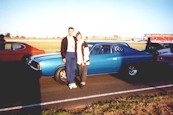 That's my wife, Maryanne and I at Calder Park Raceway, Victoria