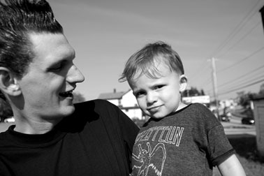 Itchy and his son Aiden