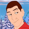 Adam Sandler's cartoon character