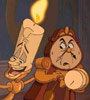 Lumiere and Cogsworth
