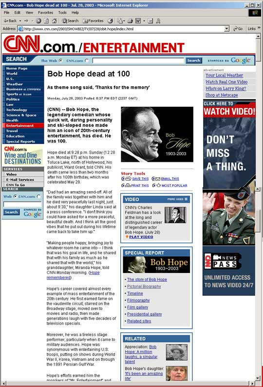 ACTUAL OBIT