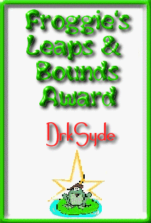 Froggie's Award!