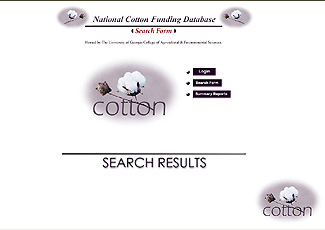 National Cotton Funding Database