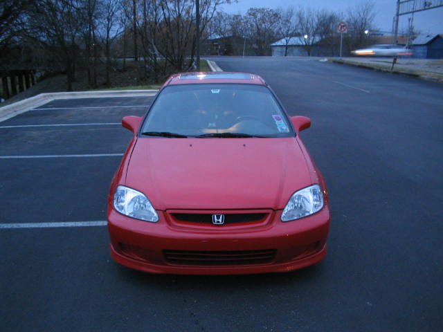 Front of car