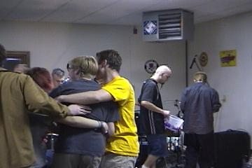 The after show goodbyes and clean up