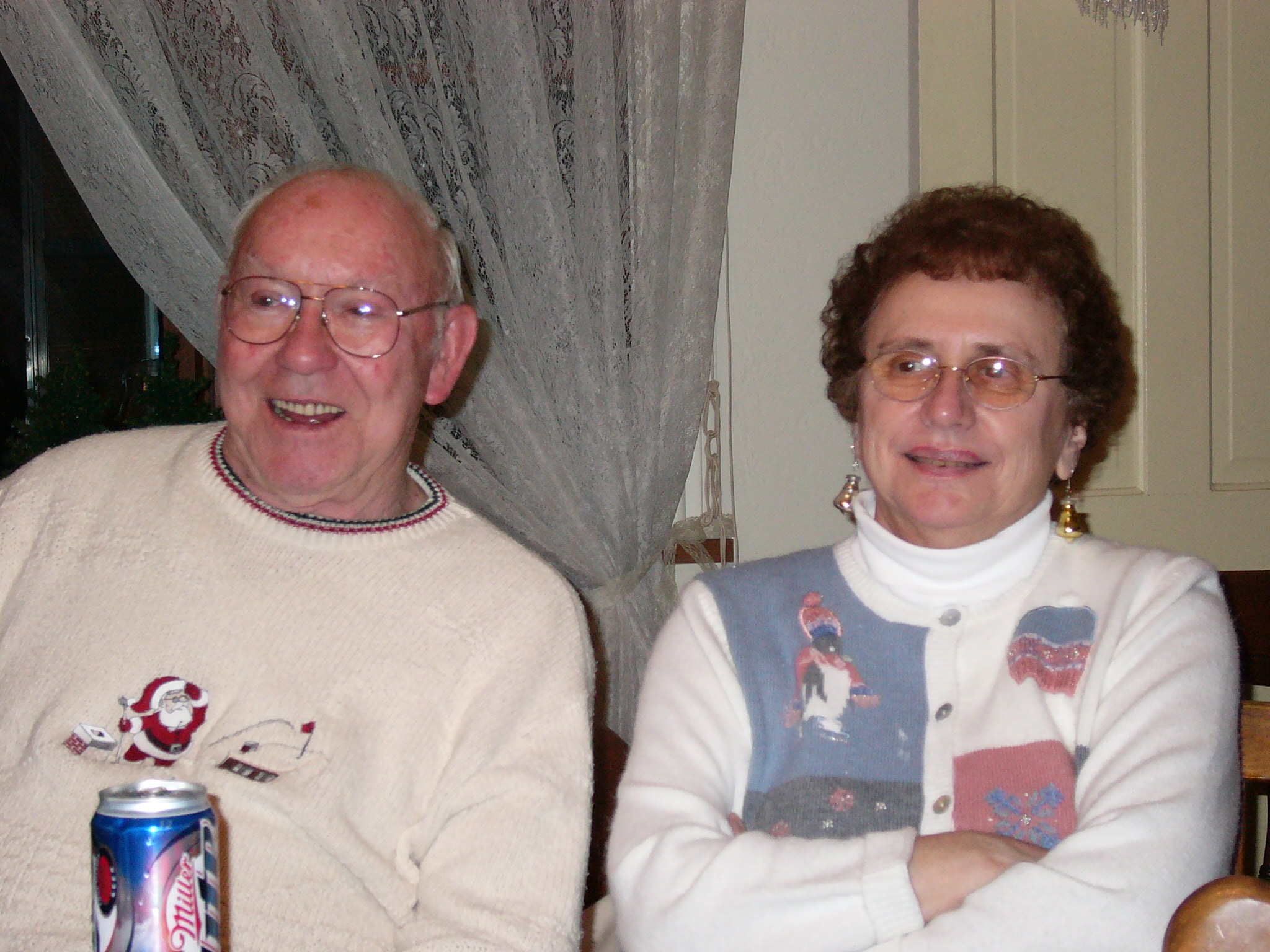 Marv and Joan smiling.