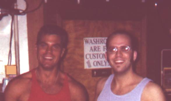 Matt and I at his going away party.