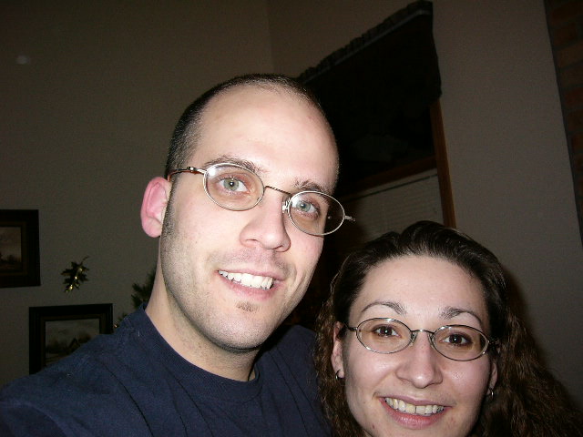 Shawn and Wendy Smiling for the camera.