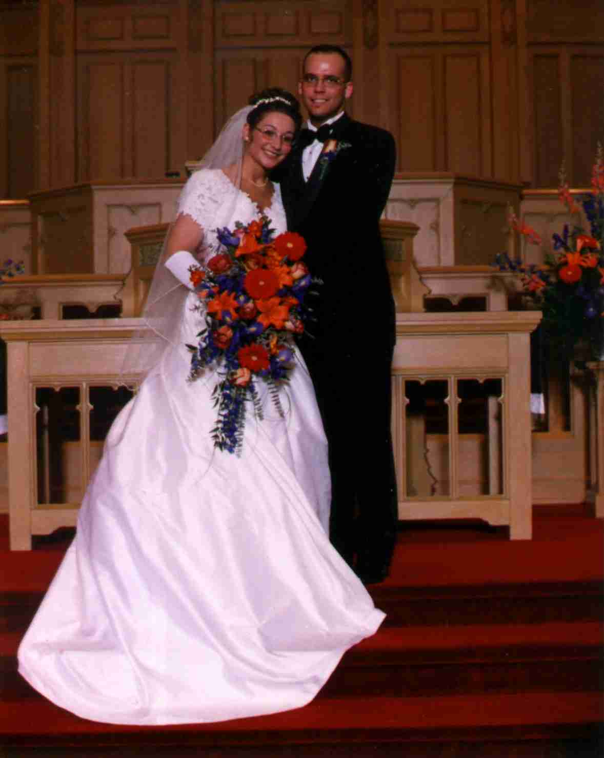 My Wife and I on our Wedding day.