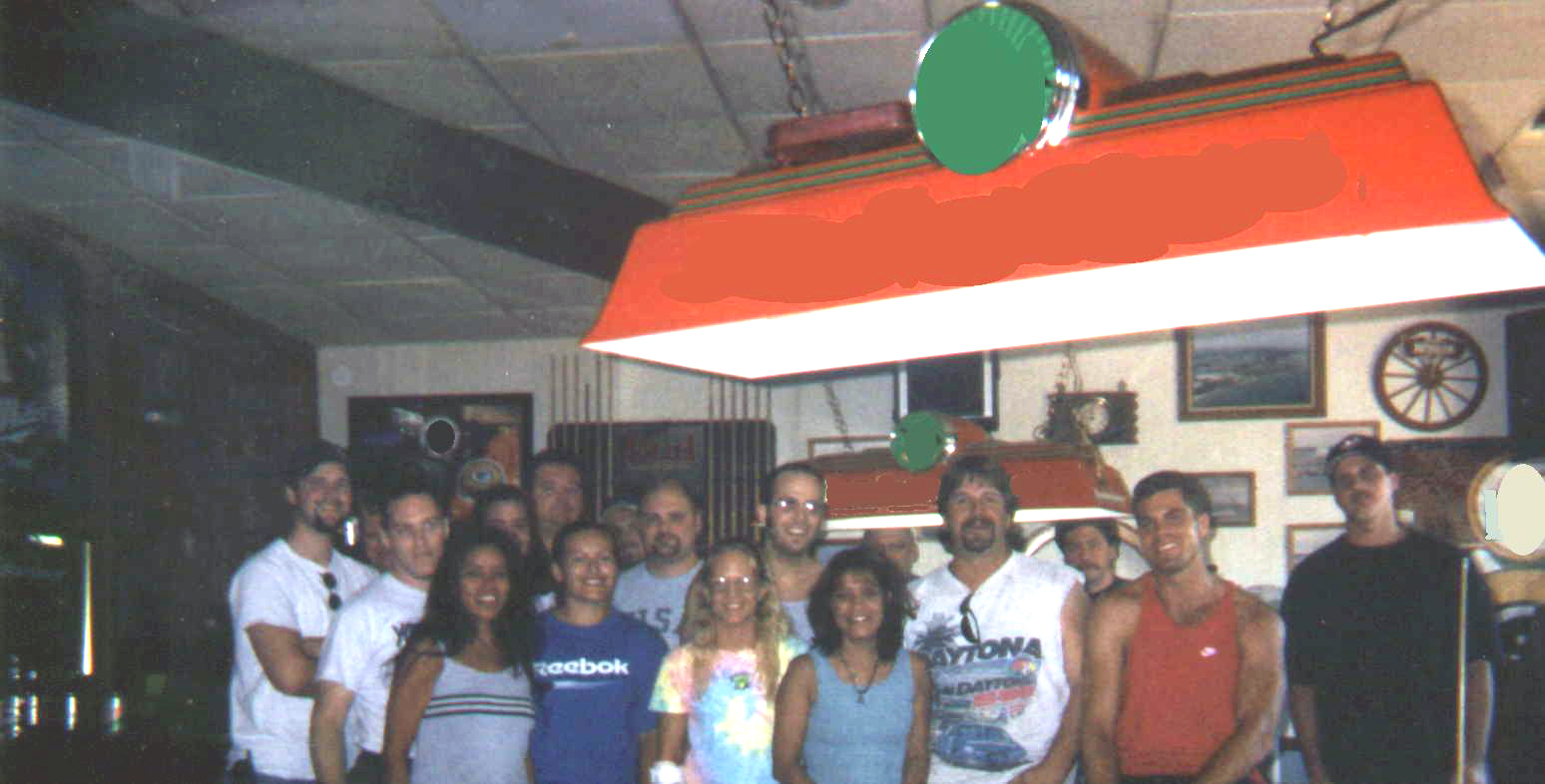 Freinds at Matt's going away party.