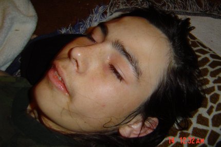He can't open his eyes to face that fact he's drunk.....