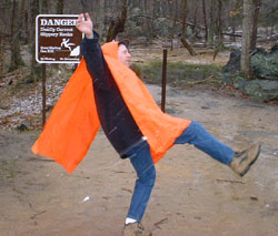 Brian, master of the pratfall