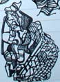 Harp Woman (eaten by instrument) Reflected by deconstruction