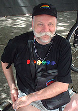 Cameron at San Francisco Pride 2001