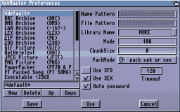 Figure 1:The new XPK Preferences
