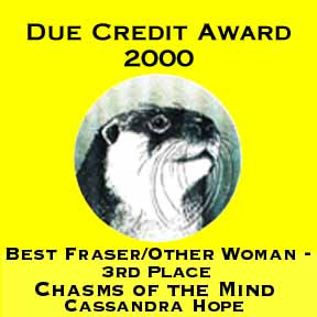 Best Fraser/Other Woman, Third Place, Chasms of the Mind