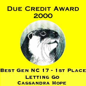 Best Gen NC-17, First Place, Letting Go