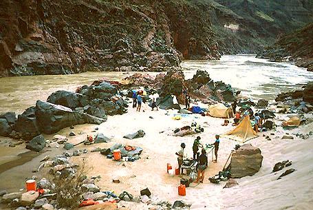 the campsite at Granite