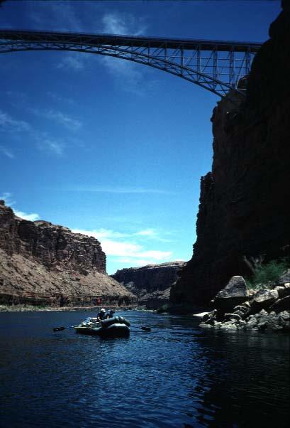 the Navajo Bridge