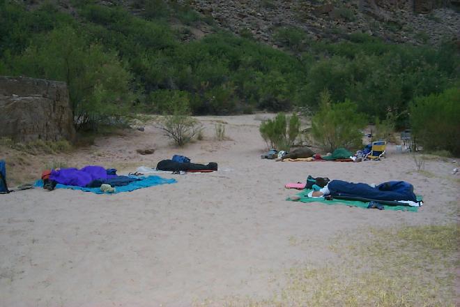 sleeping camp