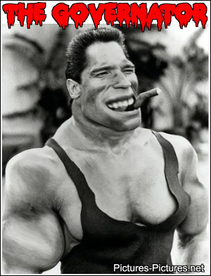 Arnold Schwarzenegger - spitting image