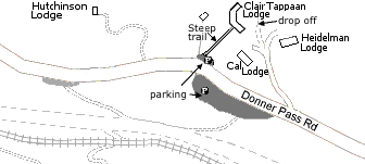 clair tappaan lodge, Rose family cabin, Hutchinson Lodge, Cal Lodge, Hidelman Lodge, German club