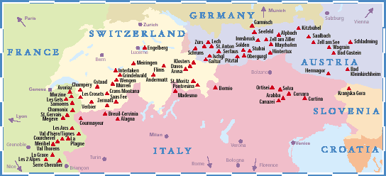 Large Detailed Piste Map Of Innsbruck Ski Resort Area Tyrol