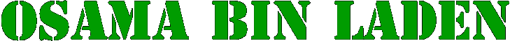 OSAMA BIN LADEN