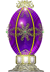 Purple Fantasy Egg Design