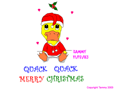 Merry Christmas Duckie