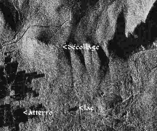 Site de vol libre � l'Est du volcan