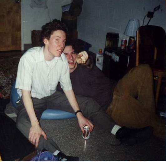 toby and ductape at kutztown, 1995
