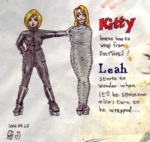 kitty bondage cartoon
