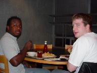 We catch the dynamic duo whilst they feed