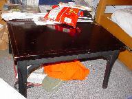 Yea, I stole this too. This one from an abandoned frat house. I'm all about the free furniture