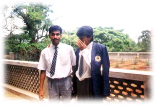 Pal Neshanth and Me in Saturday Uniform.