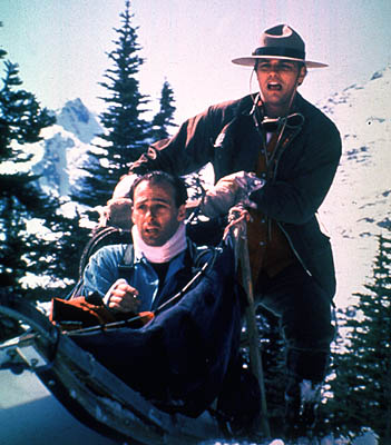 Benny and Ray in the snow