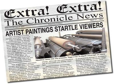 Press about Christian DuFauve. DuFauve, Christian DuFauve, artist, art, modern art, painter, contemporary artist, poet, visionary, philosopher, alchemist, politician, pragmatist, phantom, phantom artist, phantom art gallery project, stolen art, wordsmith, poets, poetry, canvas, famous, New Orleans, mojo, gris-gris, acrylic, Crescent City, Big Easy, French Quarter, arts, artists, DuFauve, readings, crafts, fine artists, fine art services, contemporary arts, modern artists, art resource, resources, alternative art, venue, open studios, art sites, art links, crafts, artists, fine arts, art history, Christian DuFauve, major artist, contemporary, famous artist, famous painter, art exhibition, land art, conceptual art, art forgery, environmental art, artists modern and contemporary art, visual artist, fauvism, post impressionism, dada, surrealism, futurism, cubism, art deco, art nouveau, die brucke, blaue reiter, paintings, cobra, de stijl, minimal, pop art, op art, installation art, multimedia, design, modern artists, contemporary artists, expressionism, bauhaus, arte povera, fluxus, contemporary, modern art, constructivism, suprematism, twentieth century, artworks, portraits, visual, major, links, art, artists, artist directory, modern art gallery, venues, biography, artist search, sculpture artist, print artist, artist by genre, famous artist, abstract artist, graphic artist, fine art, art print, art gallery, art history, painters, painting, watercolor, pastels, drawing, drawings, illustration, artist and gallery art, artist portfolio, artist materials, brushes, paint, pencils, pastels, markers, easels, Mr. Christian DuFauve, black and white
