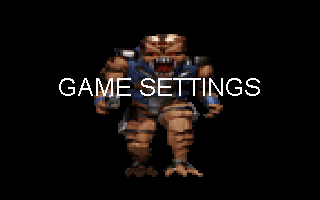 game settings