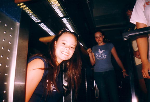 Amber smiling for the camera
