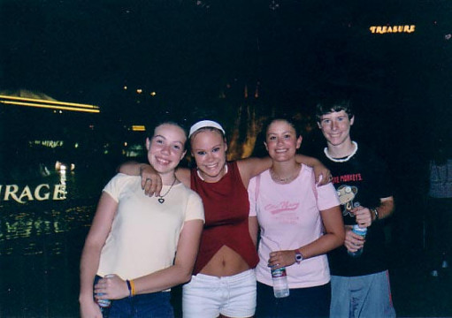 Jesse, Ambs, Me, and Chris at the strip