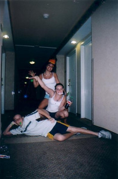 Ambs, Jesse, and James being hyper at night haha