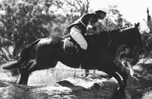 John Stroud and "Double Aaron" at a Dungog Horse Trials One Day Event.
