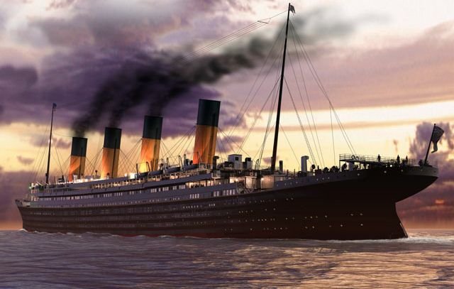 Titanic's Last Sunset
