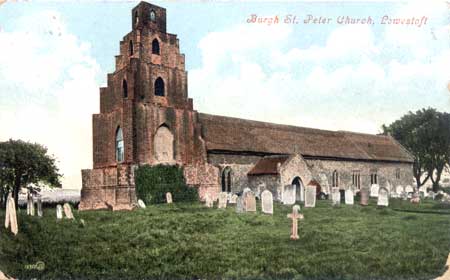Burgh St Peter Church, Lowestoft. pm1909