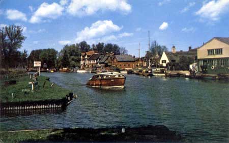 Horning Staithe, Norfolk Broads. pm1966