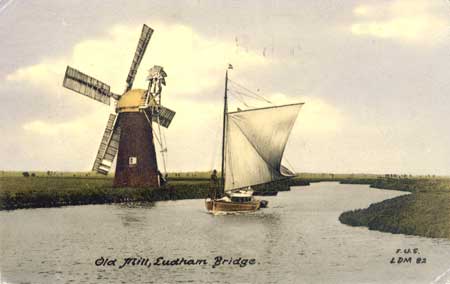 Old Mill, Ludham Bridge. pm1958