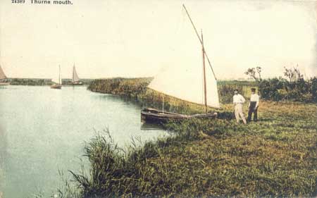 Mouth of River Thurne. c1908