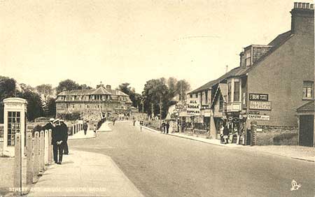 Street and Bridge, Oulton Broad. c1935