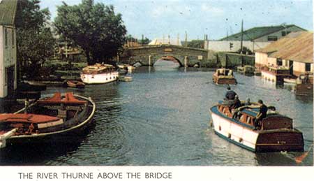 The River Thurne above the bridge. pm1975
